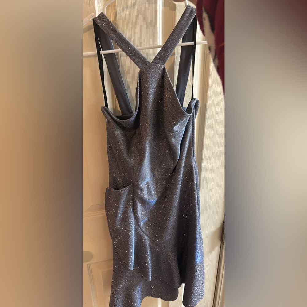Sparkling Gray Sleeveless Dress